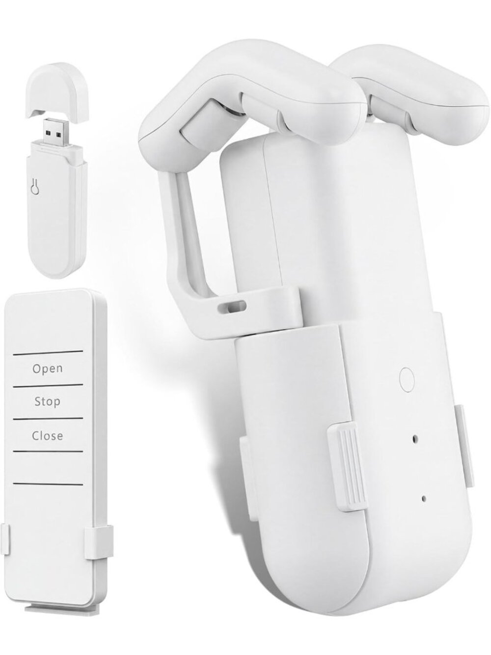 Smart Automatic Curtain Opener with Remote Control, Alexa Compatible, Easy